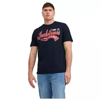 Футболка с коротким рукавом Jack & Jones Logo, синий