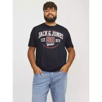Футболка с коротким рукавом Jack & Jones Logo Plus, синий