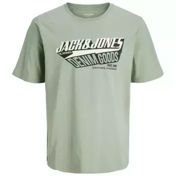 Футболка с коротким рукавом Jack & Jones Logo 2 Col, зеленый