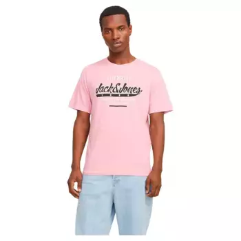 Футболка с коротким рукавом Jack & Jones Logo, розовый