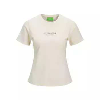 Футболка с коротким рукавом Jack & Jones Luna Regular Fit JJXX, бежевый