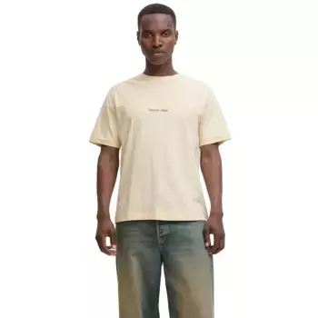 Футболка с коротким рукавом Jack & Jones Norrebro Emb, бежевый