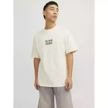Футболка с коротким рукавом Jack & Jones Noto Graphic, бежевый