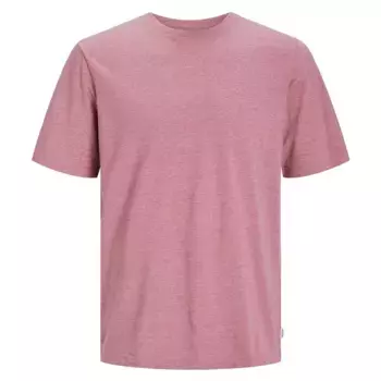 Футболка с коротким рукавом Jack & Jones Organic Melange, розовый