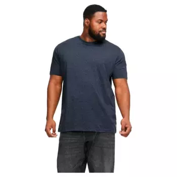 Футболка с коротким рукавом Jack & Jones Organic Mel Plus Size, синий