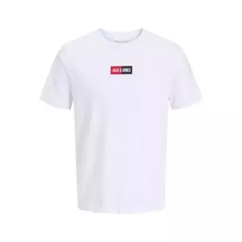 Футболка с коротким рукавом Jack & Jones Pan Plus Size, белый