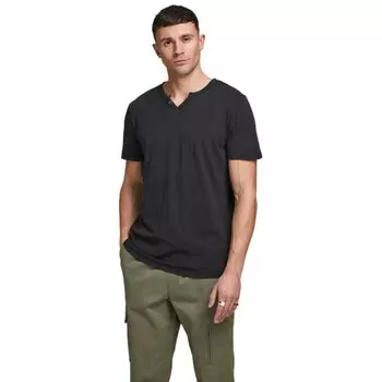 Футболка с коротким рукавом Jack & Jones Split, черный
