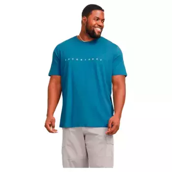 Футболка с коротким рукавом Jack & Jones Star Plus Size, синий