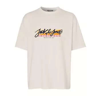 Футболка с коротким рукавом Jack & Jones Tampa 1, бежевый
