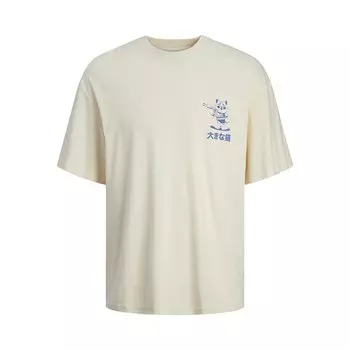 Футболка с коротким рукавом Jack & Jones Tokyo Market, бежевый