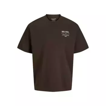 Футболка с коротким рукавом Jack & Jones Urban Edge Studio, коричневый