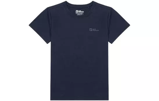 Футболка с коротким рукавом Jack Wolfskin для женщин, Dark Marine Blue/C0413