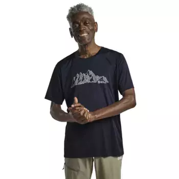 Футболка с коротким рукавом Jack Wolfskin Peak Graphic, синий