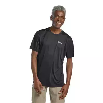 Футболка с коротким рукавом Jack Wolfskin Tech, черный