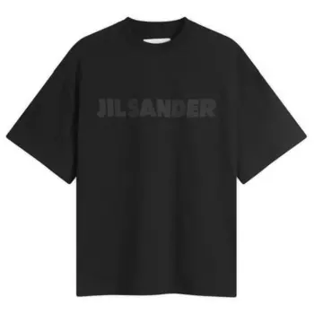Футболка с коротким рукавом Jil Sander, черный