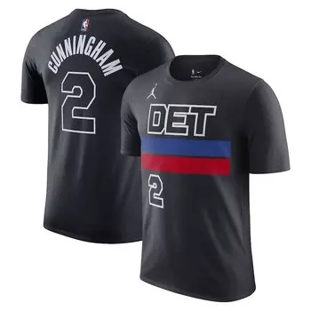 Футболка с коротким рукавом Jordan Brand Detroit Pistons, синий