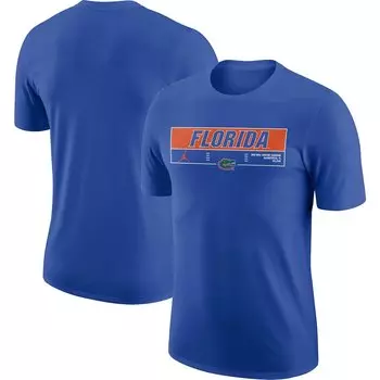 Футболка с коротким рукавом Jordan Brand Florida Gators, роял