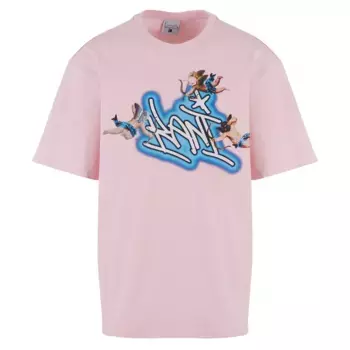 Футболка с коротким рукавом Karl Kani Airbrush Amor, розовый