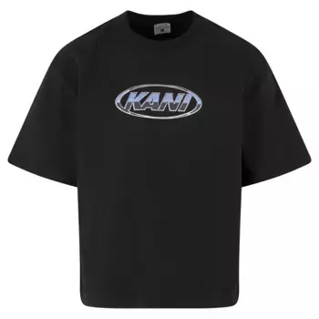 Футболка с коротким рукавом Karl Kani Chrome Logo Crop, черный