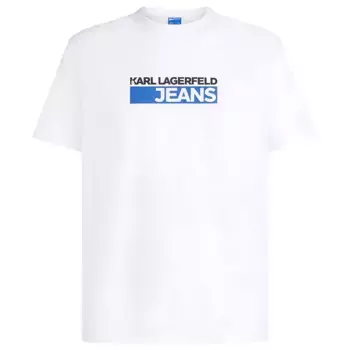 Футболка с коротким рукавом Karl Lagerfeld Slim Logo, белый