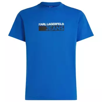 Футболка с коротким рукавом Karl Lagerfeld Slim Logo, синий