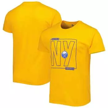 Футболка с коротким рукавом Knights Apparel Buffalo Sabres, золотой