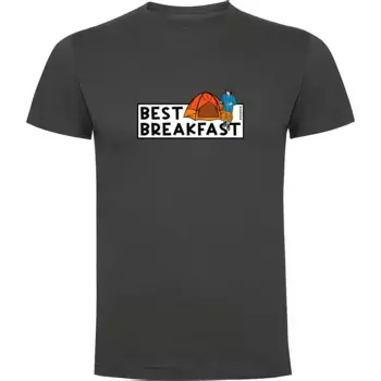 Футболка с коротким рукавом Kruskis Best Breakfast, серый