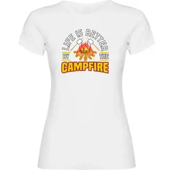Футболка с коротким рукавом Kruskis Better By The Campfire, белый