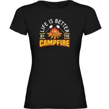 Футболка с коротким рукавом Kruskis Better By The Campfire, черный