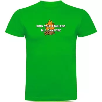Футболка с коротким рукавом Kruskis Burn Your Problems, зеленый