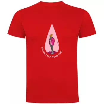 Футболка с коротким рукавом Kruskis Calm Your Soul, красный