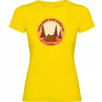 Футболка с коротким рукавом Kruskis Camp On, желтый