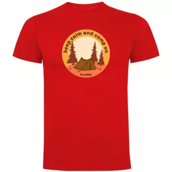 Футболка с коротким рукавом Kruskis Camp On, красный