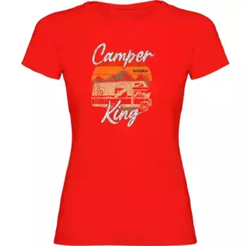 Футболка с коротким рукавом Kruskis Camper King, красный