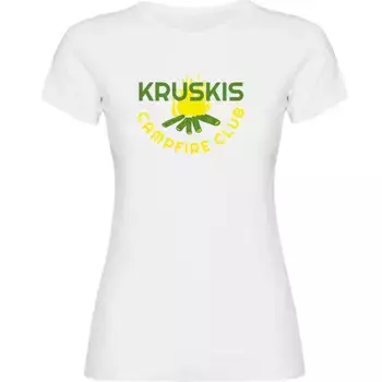 Футболка с коротким рукавом Kruskis Campfire Club, белый