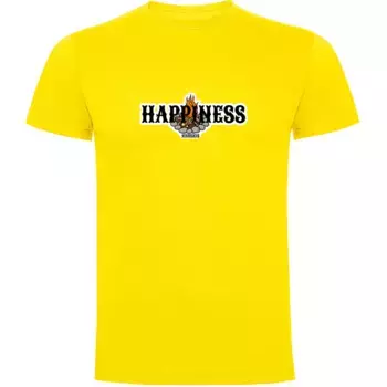 Футболка с коротким рукавом Kruskis Campfire Happiness, желтый