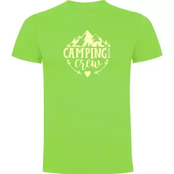 Футболка с коротким рукавом Kruskis Camping Crew, зеленый