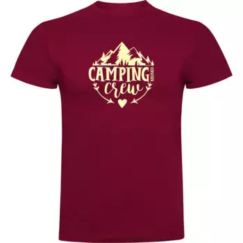 Футболка с коротким рукавом Kruskis Camping Crew, красный