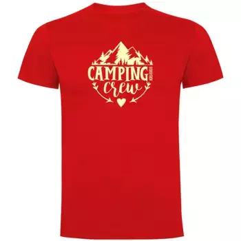 Футболка с коротким рукавом Kruskis Camping Crew, красный