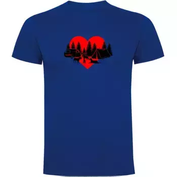 Футболка с коротким рукавом Kruskis Camping Dogs, синий