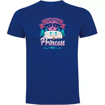 Футболка с коротким рукавом Kruskis Camping Princess, синий