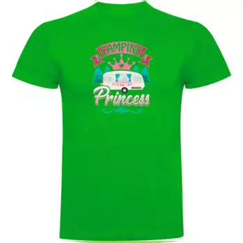 Футболка с коротким рукавом Kruskis Camping Princess, зеленый
