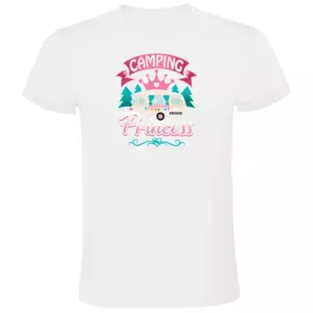 Футболка с коротким рукавом Kruskis Camping Princess, белый
