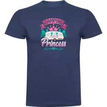 Футболка с коротким рукавом Kruskis Camping Princess, синий