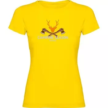 Футболка с коротким рукавом Kruskis Camping Season, желтый