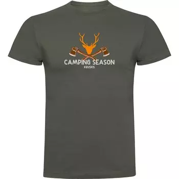 Футболка с коротким рукавом Kruskis Camping Season, зеленый