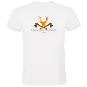 Футболка с коротким рукавом Kruskis Camping Season, белый