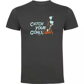 Футболка с коротким рукавом Kruskis Catch Your Goals, серый