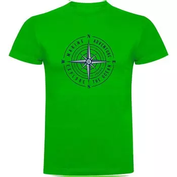 Футболка с коротким рукавом Kruskis Compass Rose, зеленый