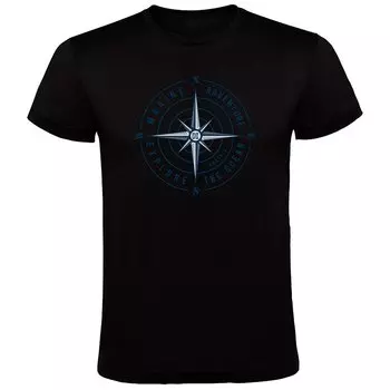 Футболка с коротким рукавом Kruskis Compass Rose, черный